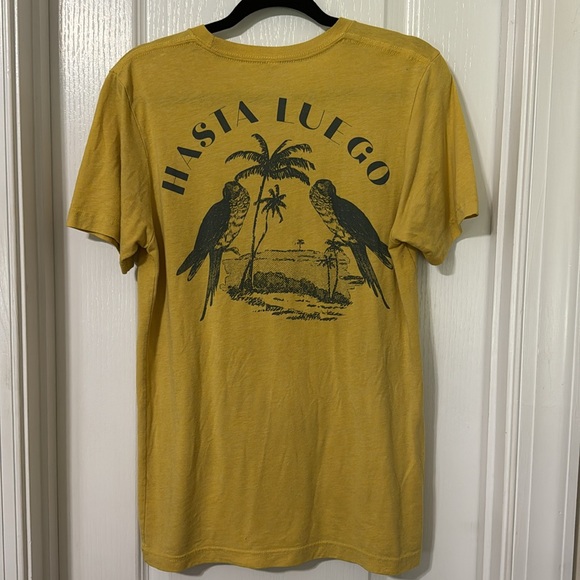 Graphic Tee, Yellow, Canvas tee “hasta luego” - Picture 3 of 3